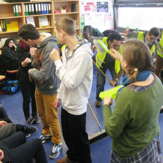 img_0196 Montessori-Schulzentrum Leipzig - Schülerblog - Rhythm & Percussion - der Workshop mit dem Sound des Alltags